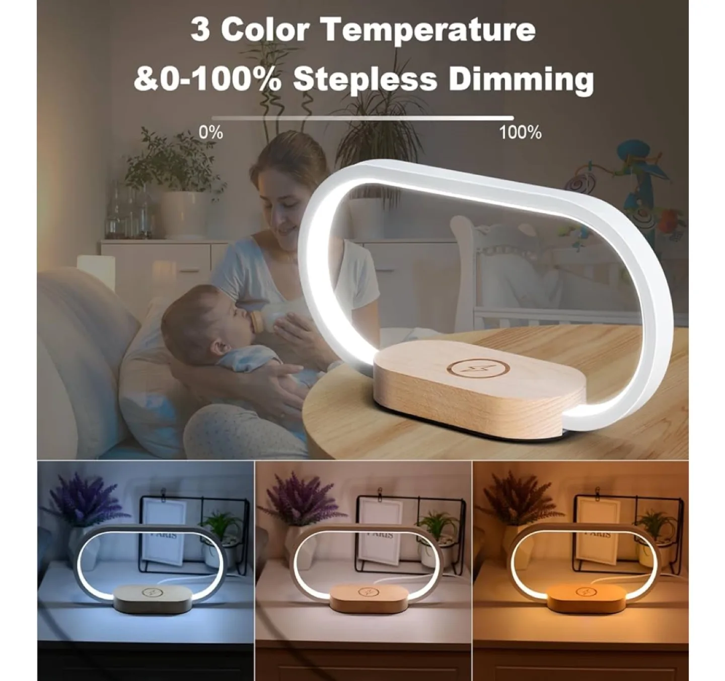 Multifunctional Bedside Lamp- NEW image indicator(3)