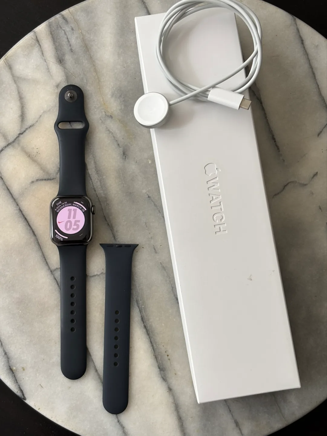 Apple Watch Series 8 stainless steel graphite thumbnail