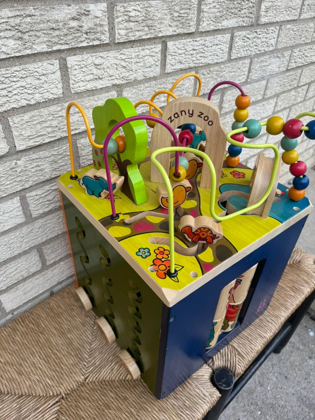 Zany Zoo Activity Cube Wooden Toy thumbnail