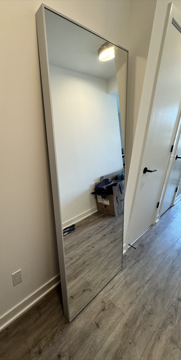 IKEA HOVET Full-Length Mirror - Aluminium Frame