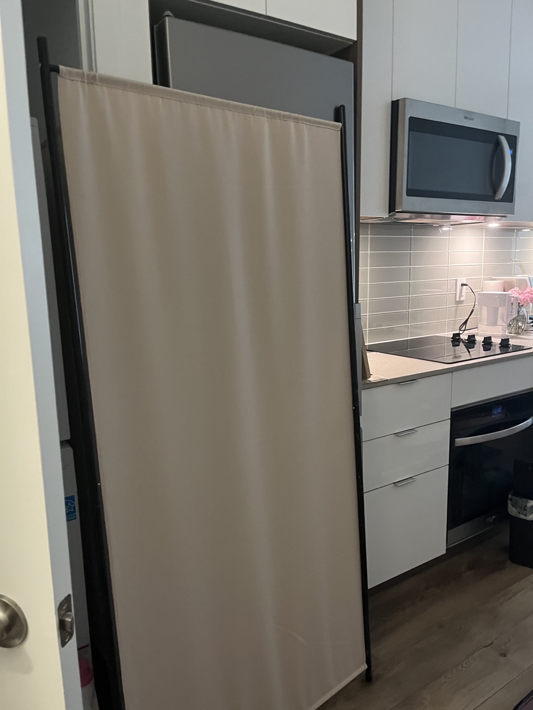 HOMCOM 6'3 Panel Room Divider, Beige