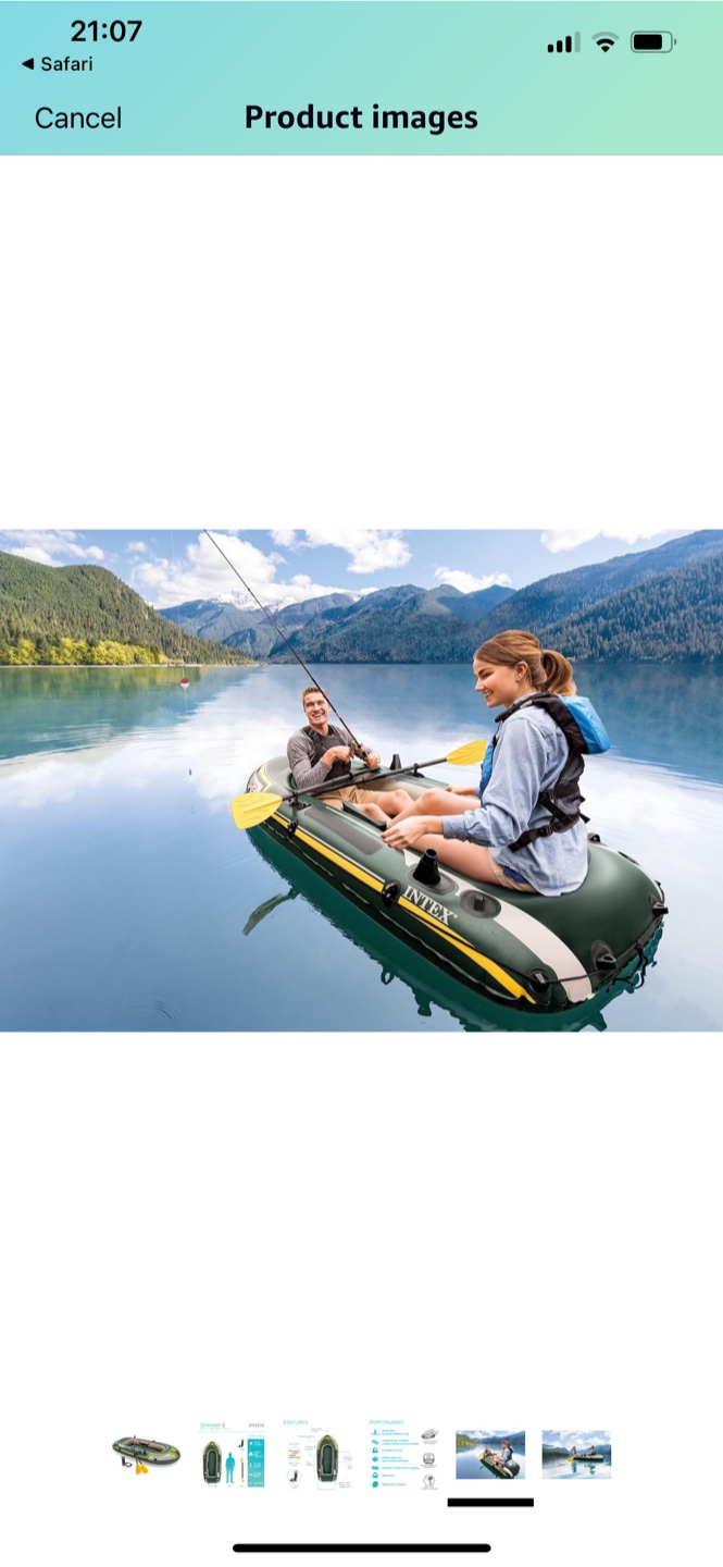 Used Seahawk 2 Inflatable Boat - photo 4