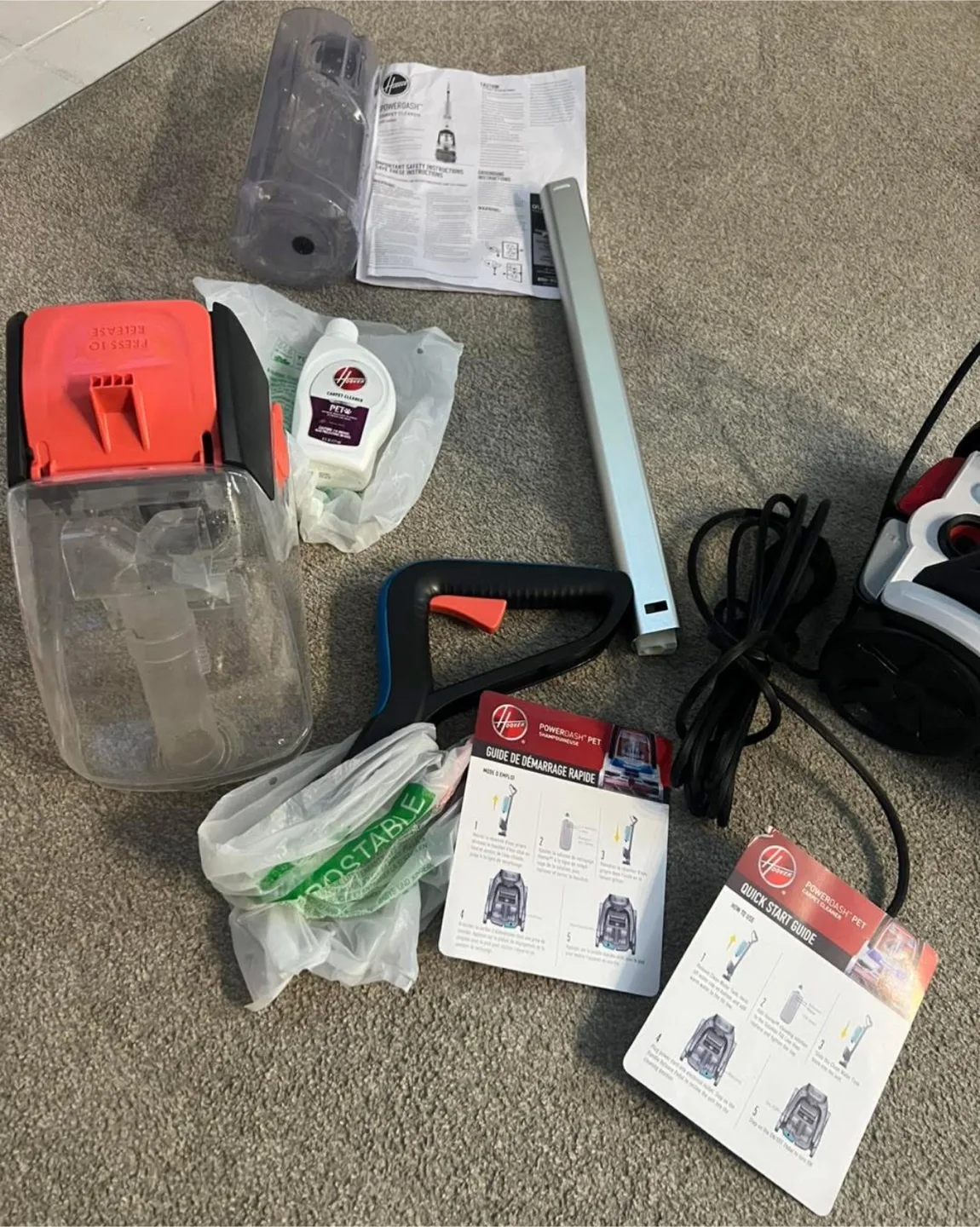 Hoover Compact Carpet Cleaner w/ Shampoo image indicator(7)