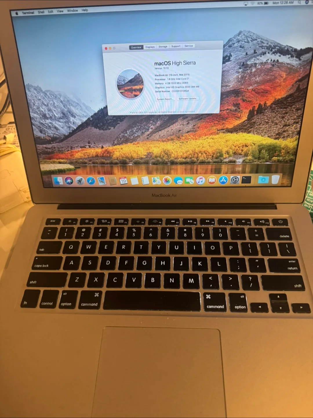 MacBook Air 13-inch 2013 - macOS High Sierra thumbnail