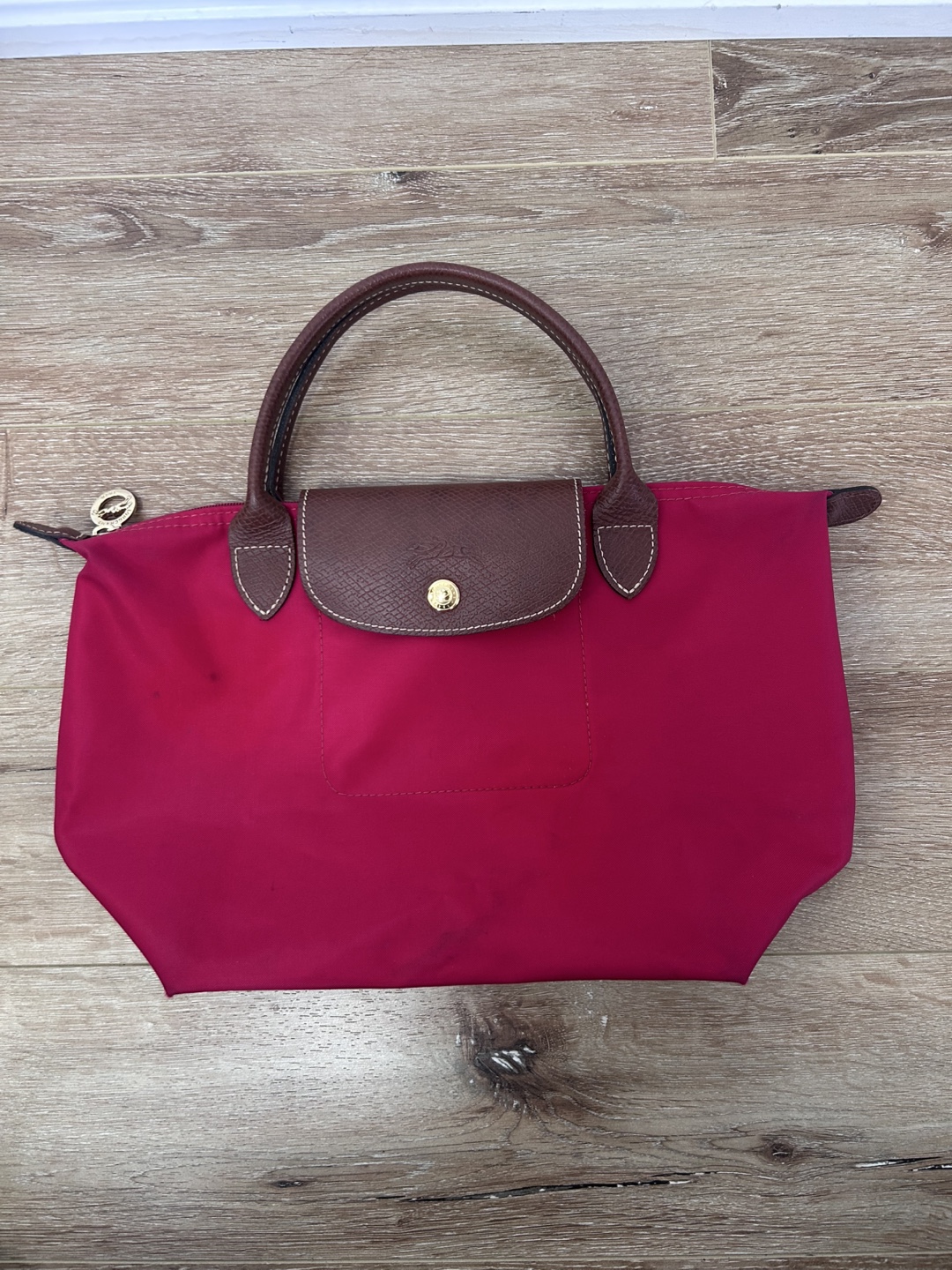 Longchamp Le Pliage Tote Bag - red