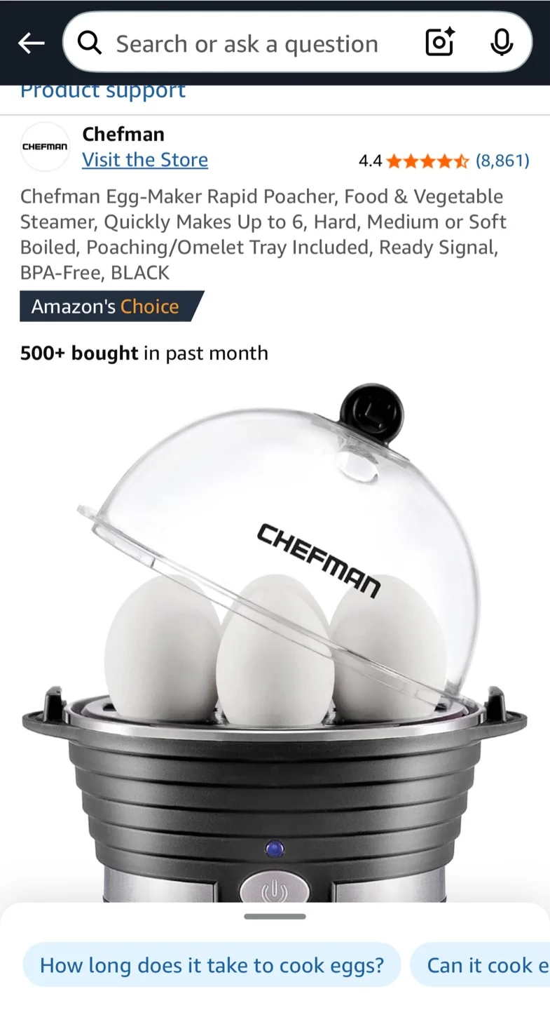 Electric Egg Cooker - New in Box thumbnail