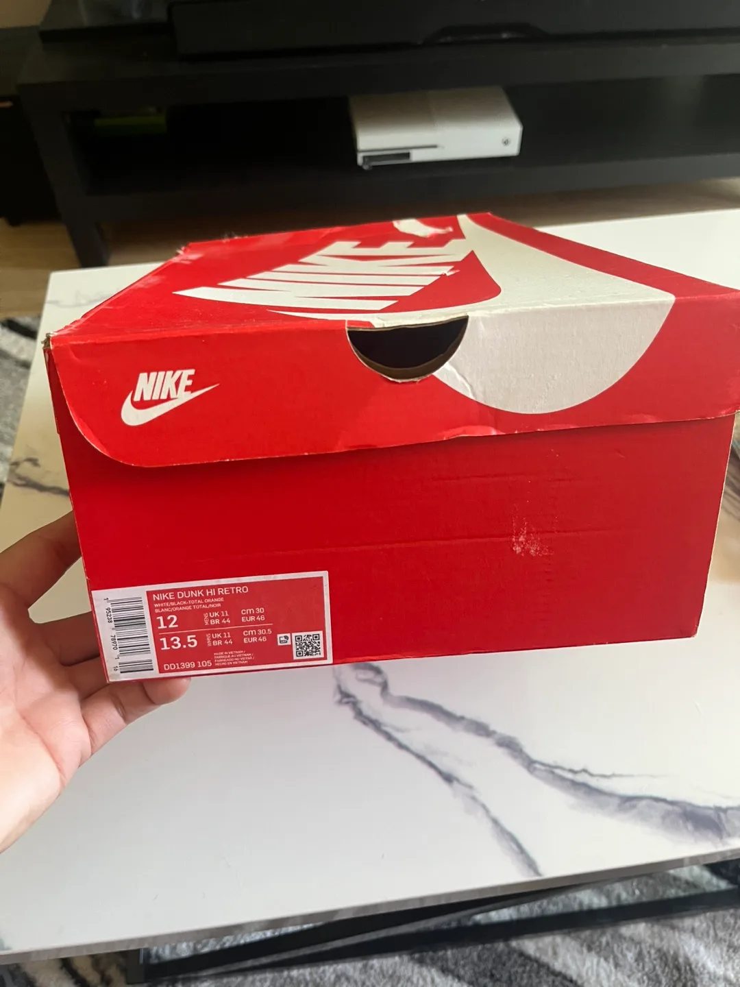 Nike Dunk High Retro Black White image indicator(8)