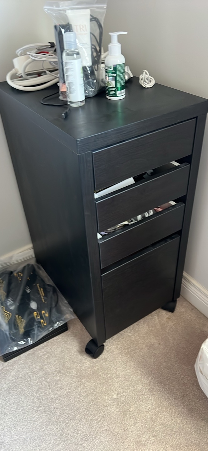 IKEA MICKE Drawer Unit on Wheels - photo 2