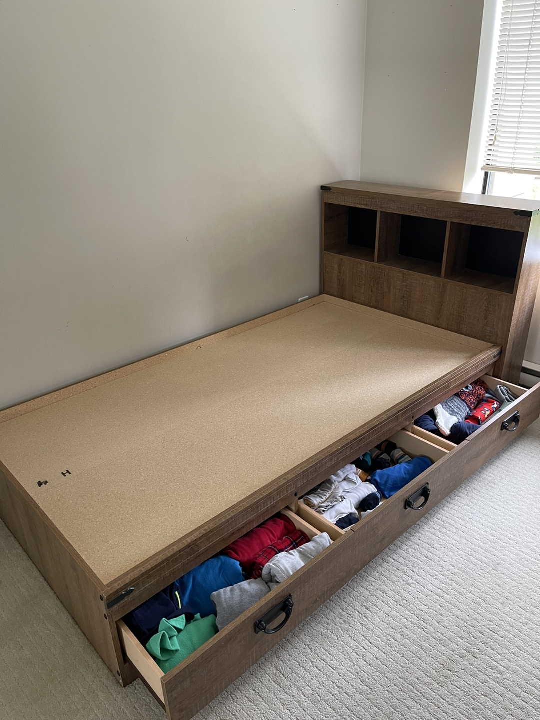 The Brick Driftwood Twin Storage Bed - photo 2