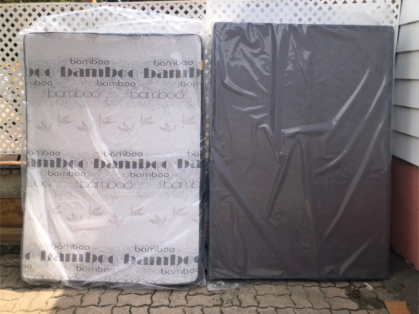Two New Mattresses in Plastic thumbnail