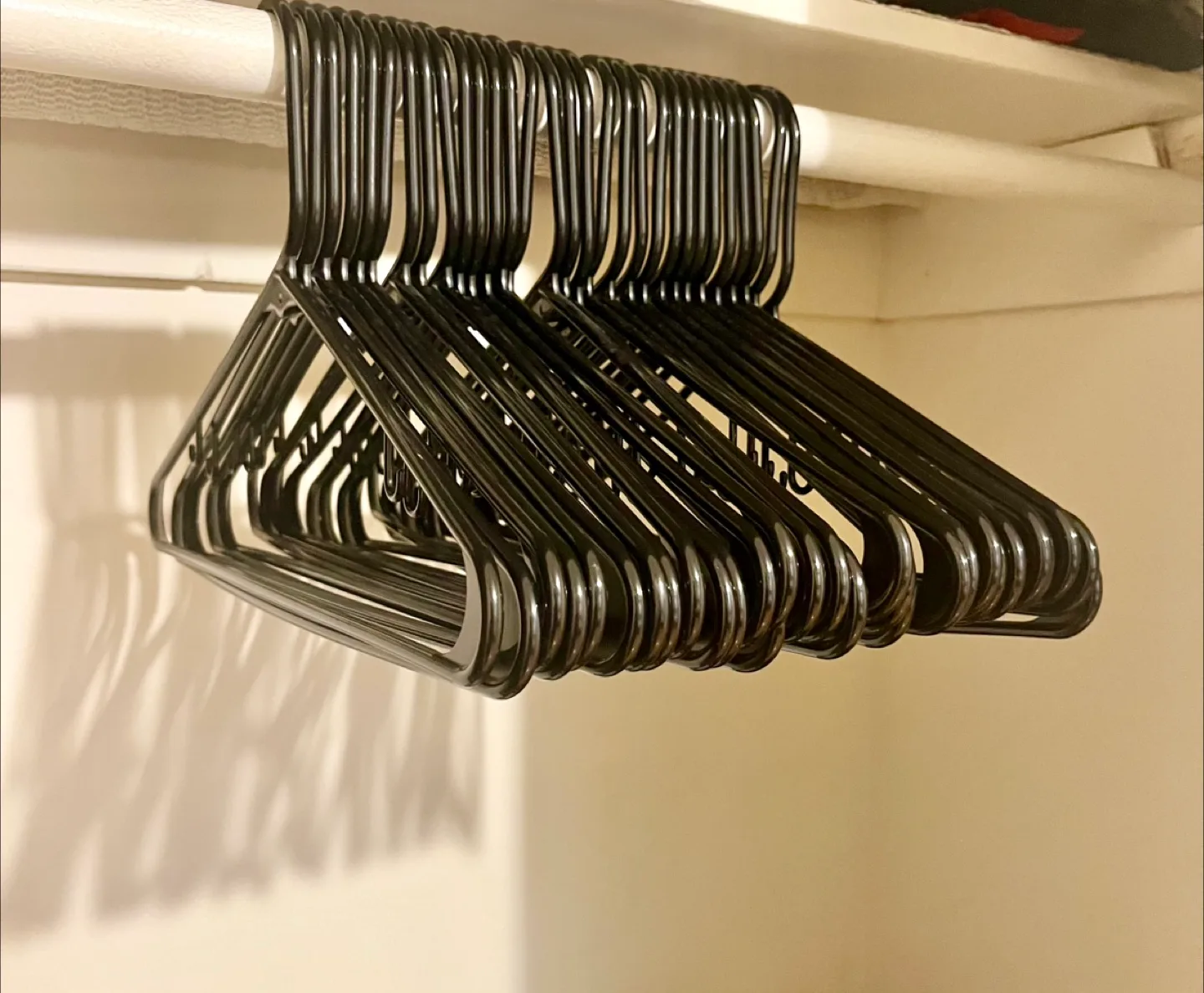 30 Black Plastic Hangers - all for $5 thumbnail