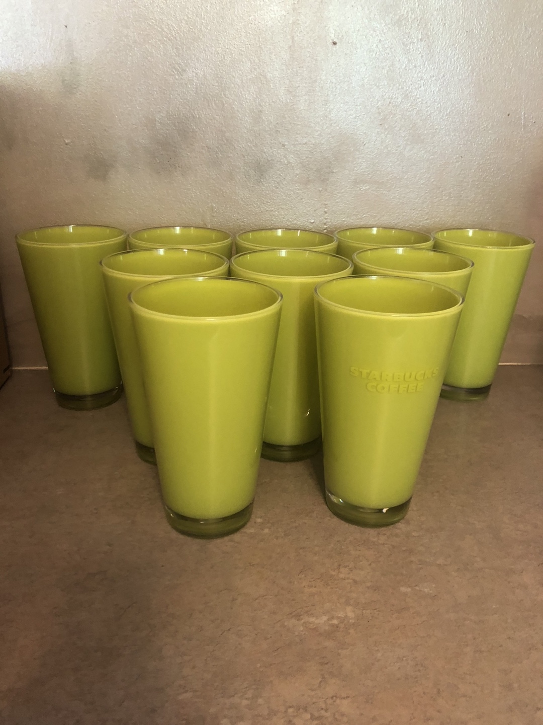 Ten Starbucks Lime Green Tumblers - photo 3