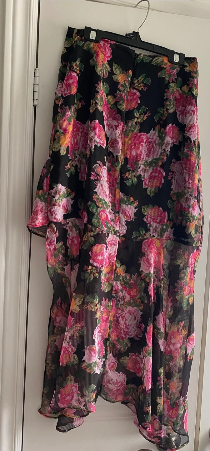 Floral High-Low Midi Skirt, Small image indicator(5)