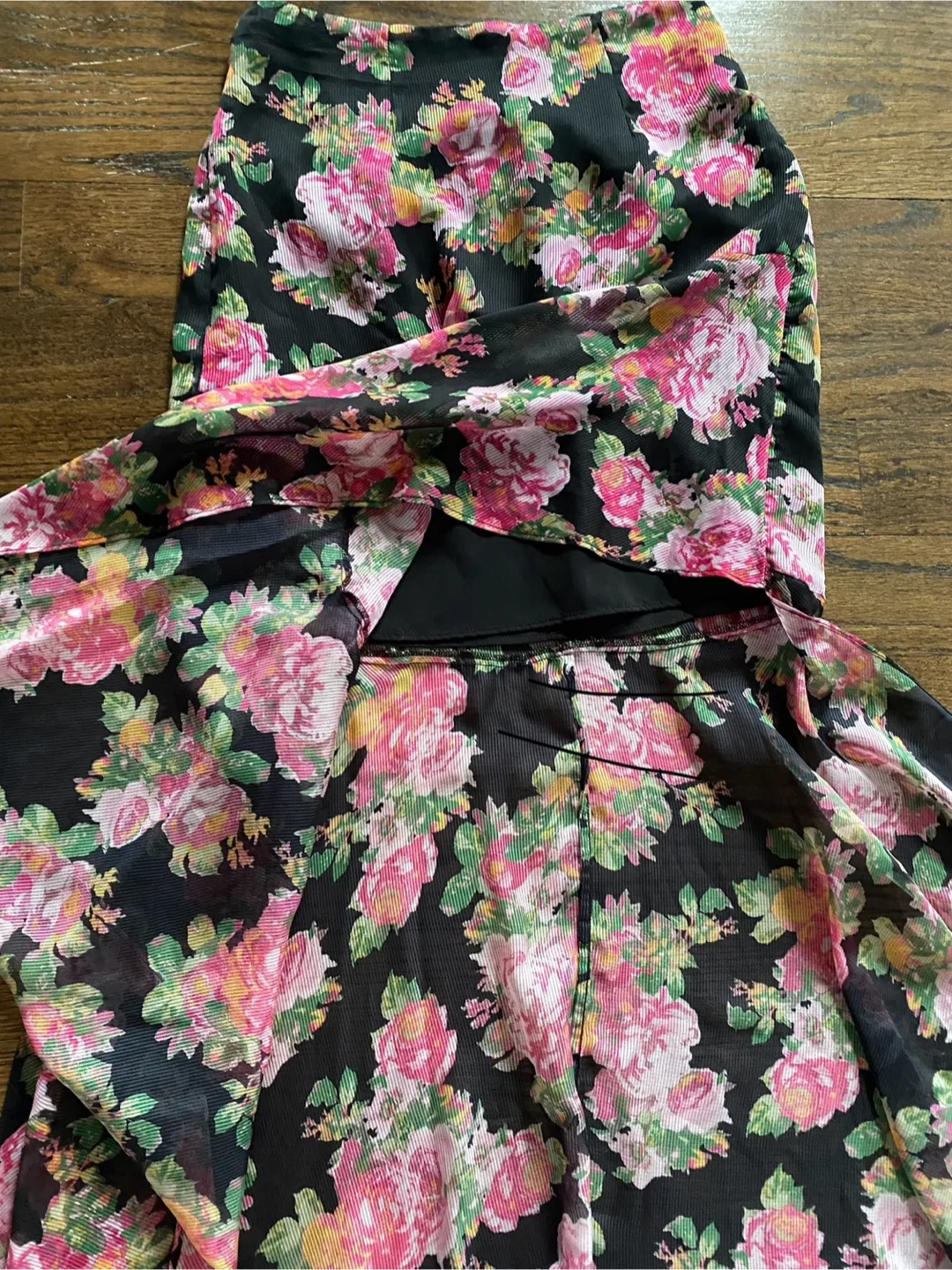 Floral High-Low Midi Skirt, Small image indicator(2)