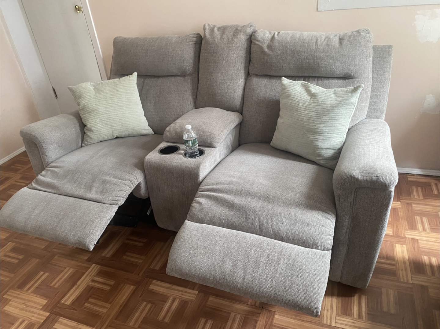 Gray Reclining Sofa - photo 5