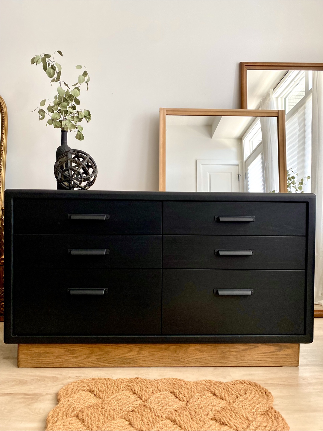 Solid wood dresser