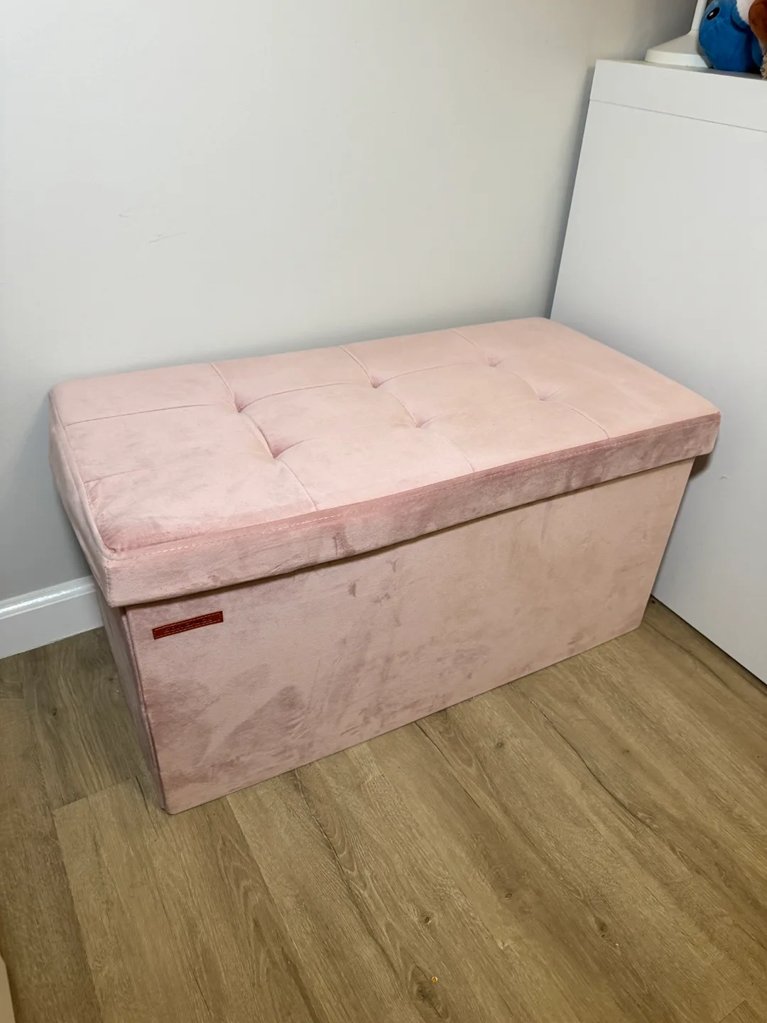 Foldable Storage Ottoman Bench thumbnail