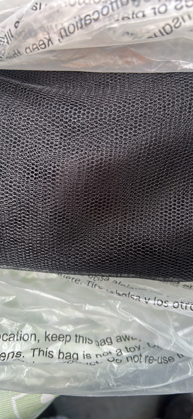 Gazebo Black Mesh Netting ONLY 10'x12'