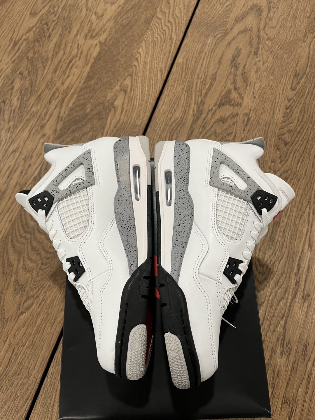 Jordan 4 White Cement Size 7y - photo 3