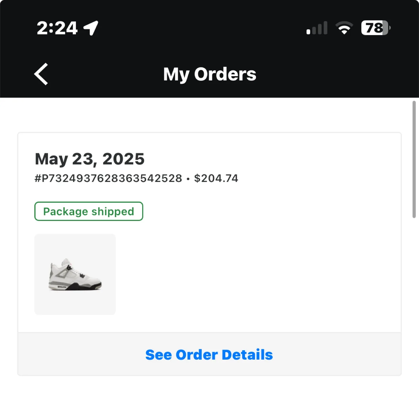 Jordan 4 White Cement Size 7y image indicator(9)