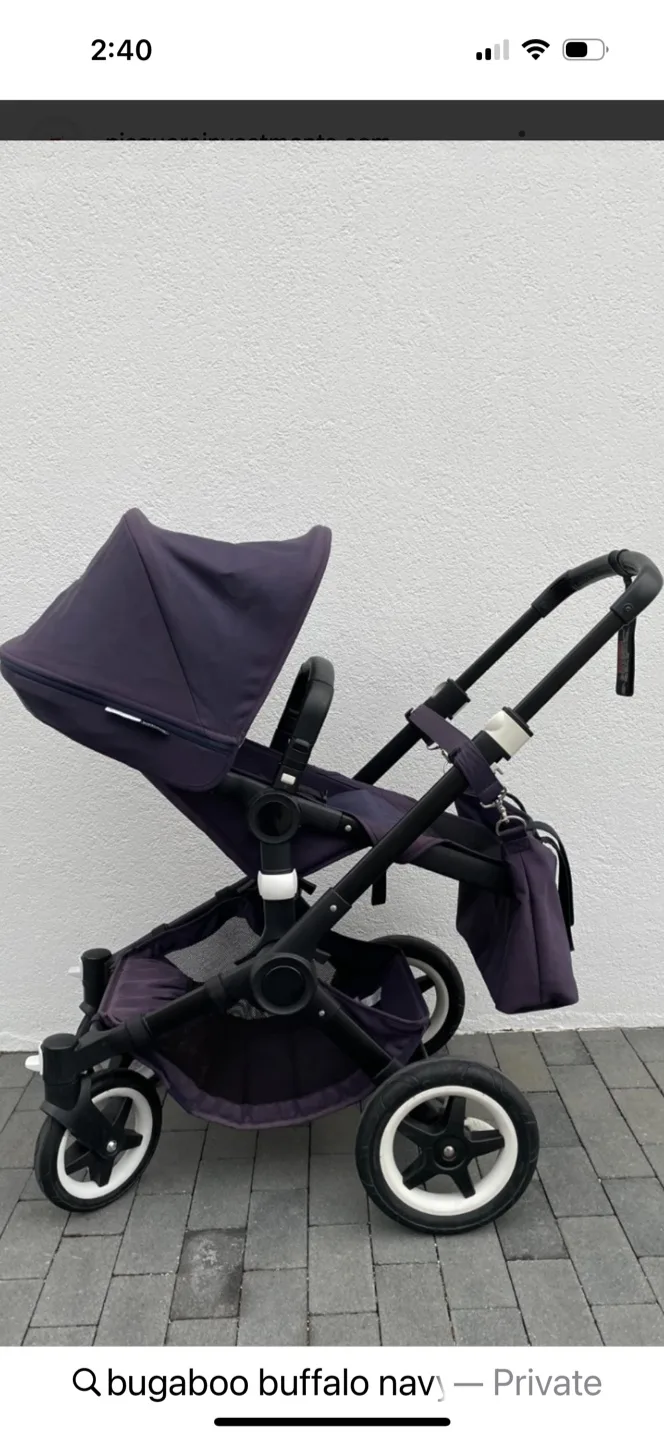 Bugaboo Buffalo Stroller - Navy image indicator(2)