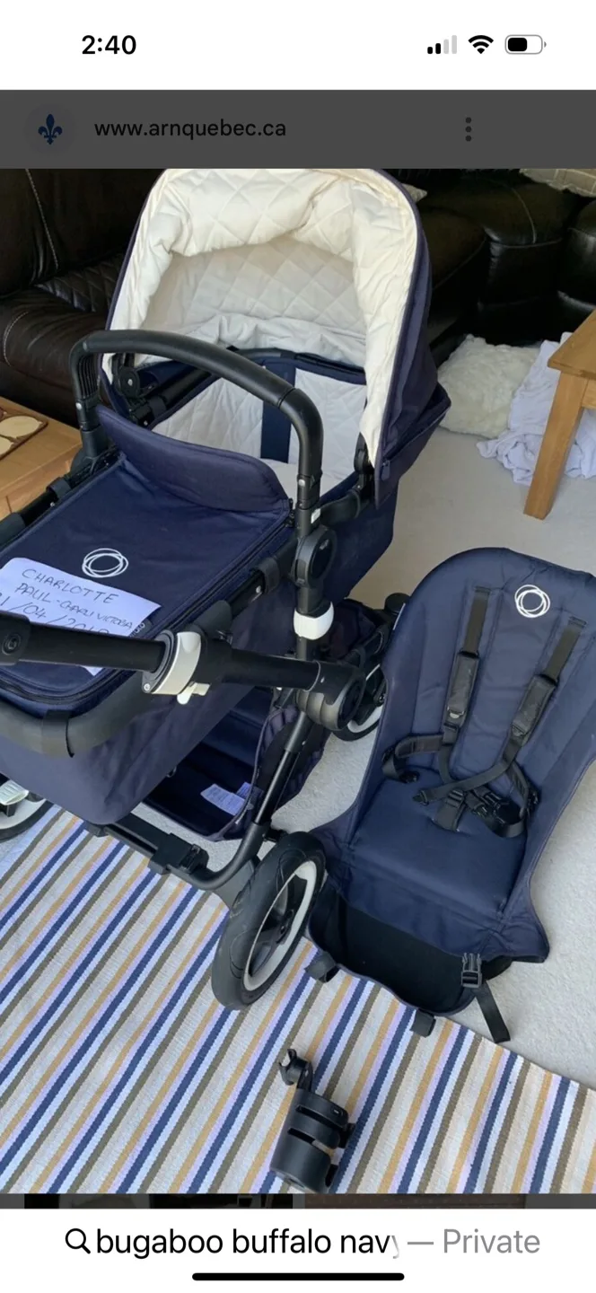 Bugaboo Buffalo Stroller - Navy image indicator(3)