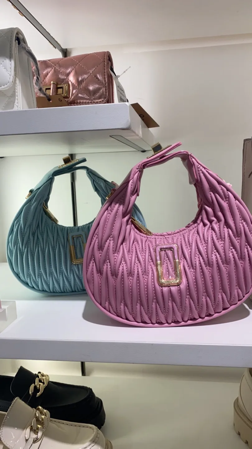 Pink Quilted Shoulder Bag thumbnail