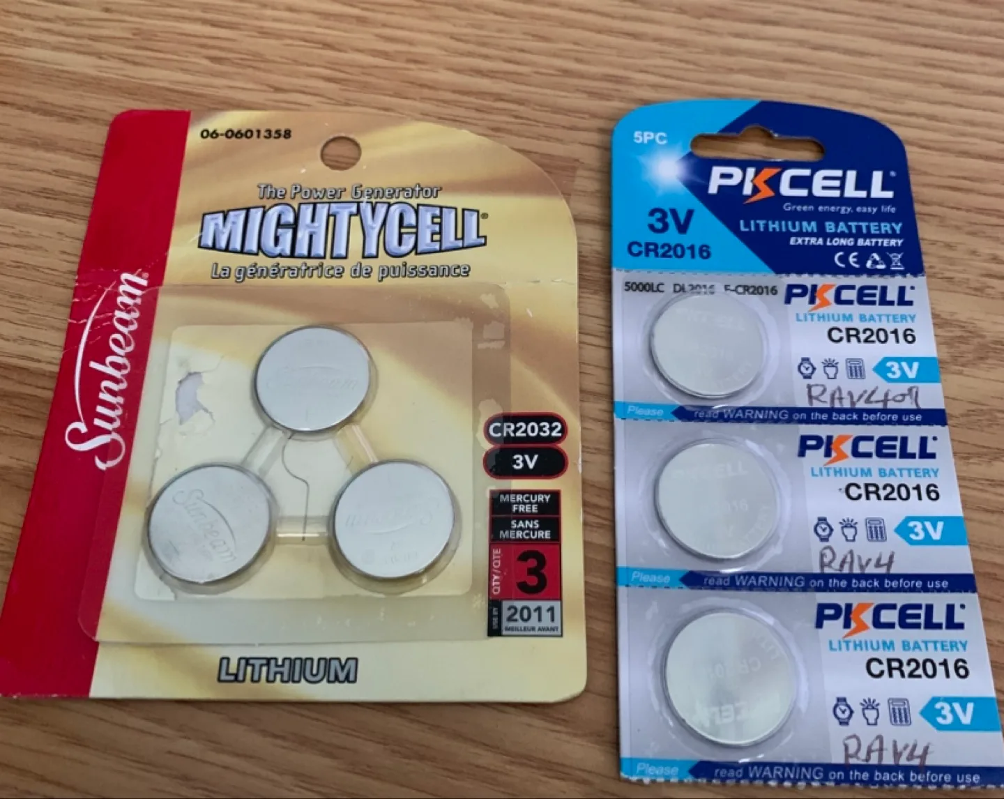 MightyCell & PKCell CR2032 & CR2016 Lithium Batteries thumbnail