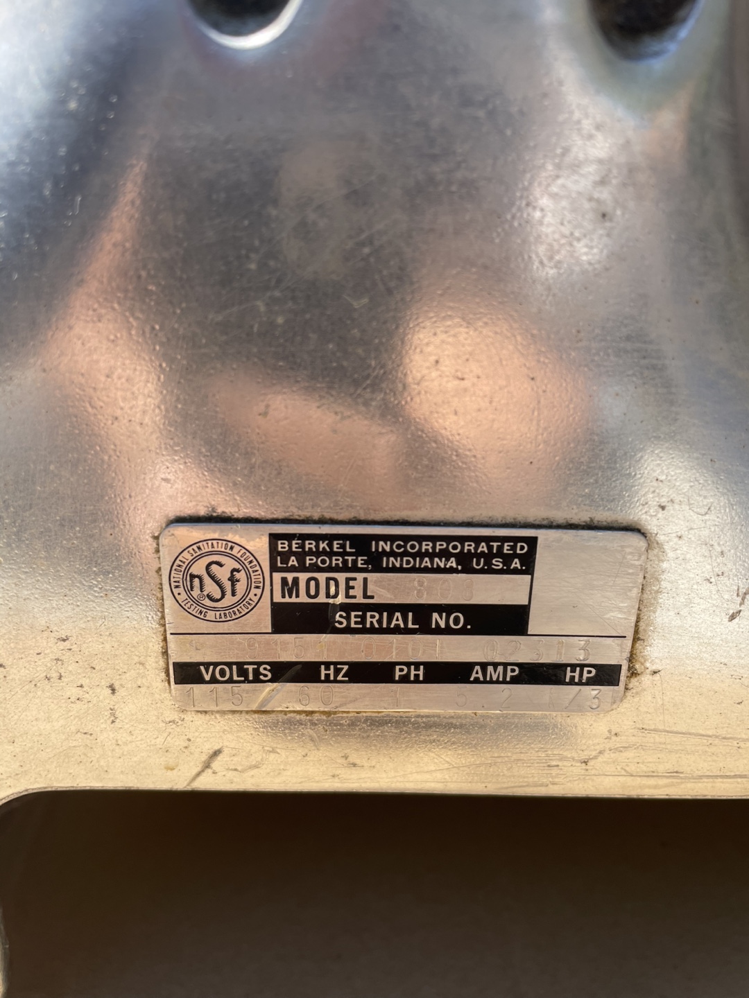 Vintage Berkel Model 830 Meat Slicer - photo 5