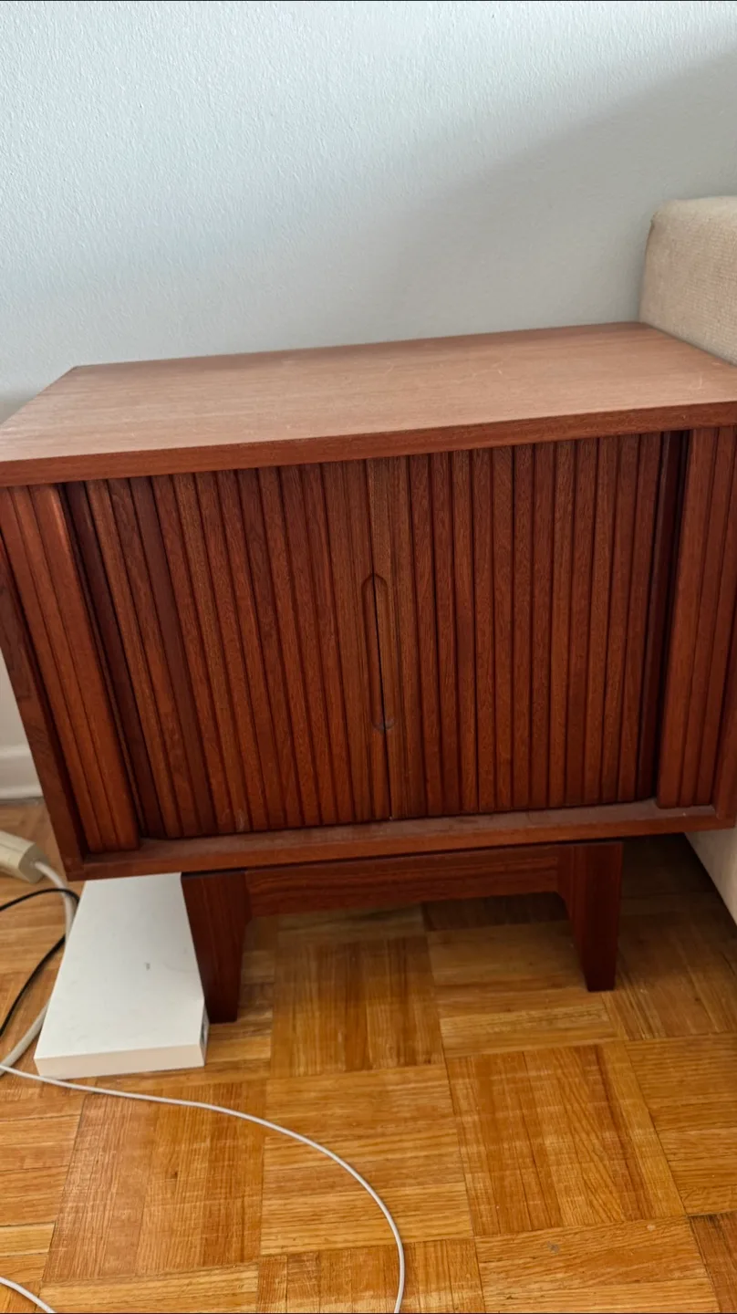 Mid-Century Modern Teak Wood Cabinet thumbnail