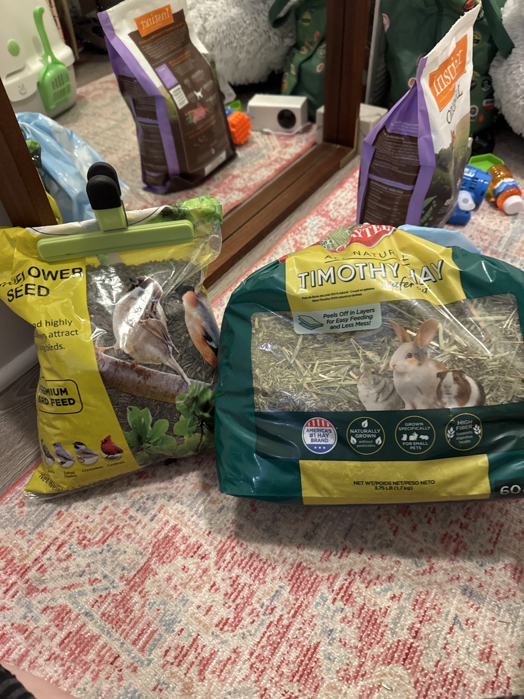 Sunflower Seed and Hay