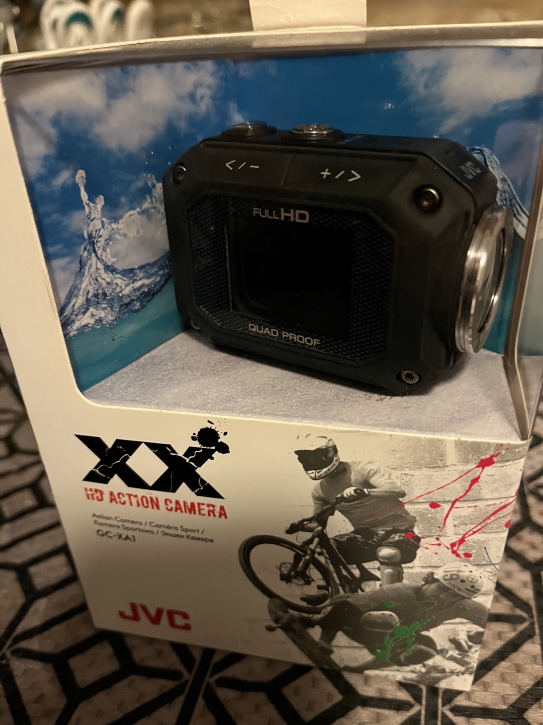 JVC GC-XA1 HD Action Camera - Quad Proof, Full HD