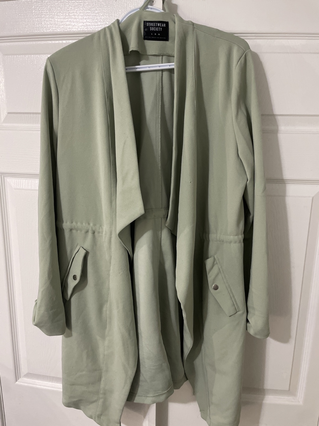 Sage Green Streetwear Society Lightweight Jacket