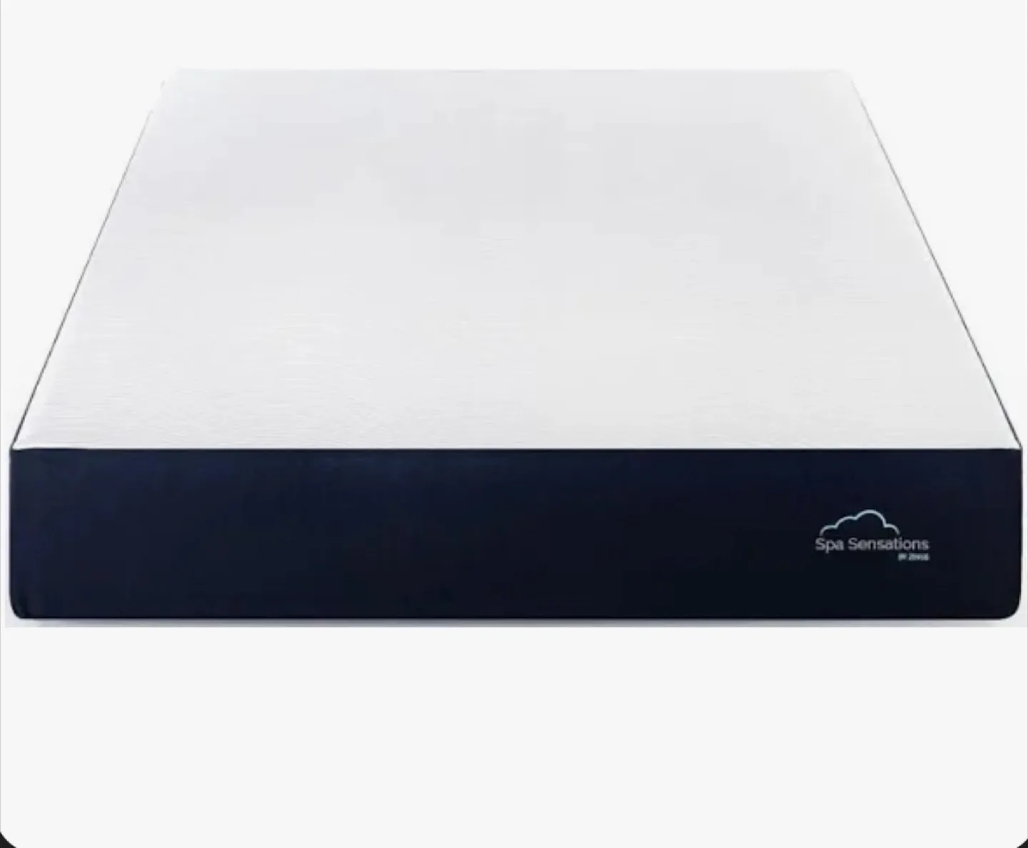 Queen spa Sensations by Zinus Mattress with frame thumbnail