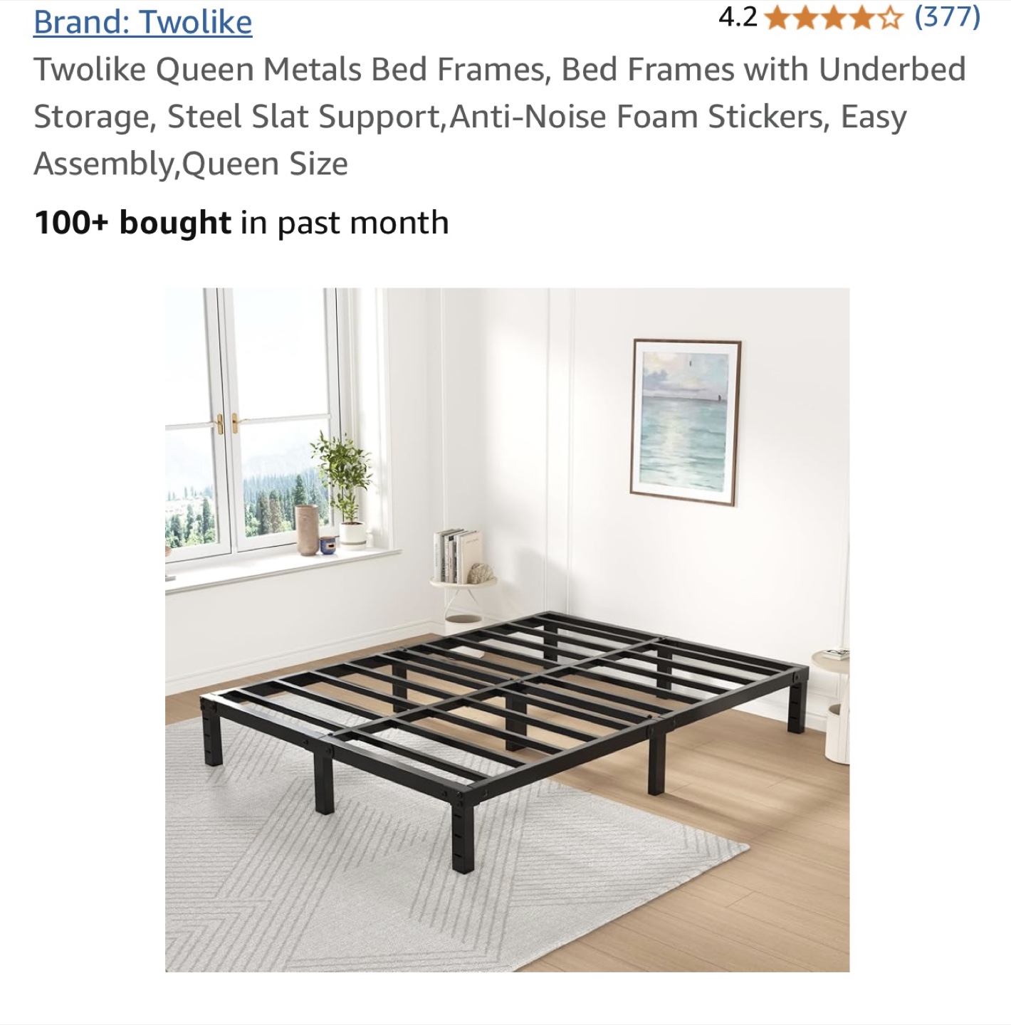Mattress Queen spa Sensations by Zinus Mattress with frame - photo 5
