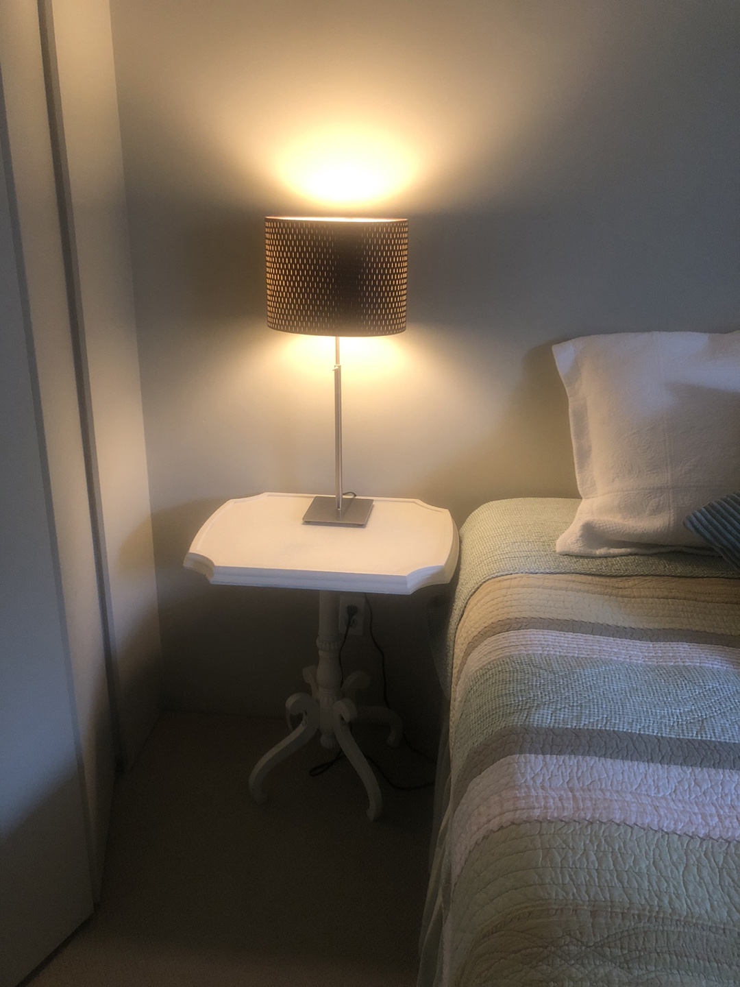 Modern Table Lamp with Dark Brown Shade