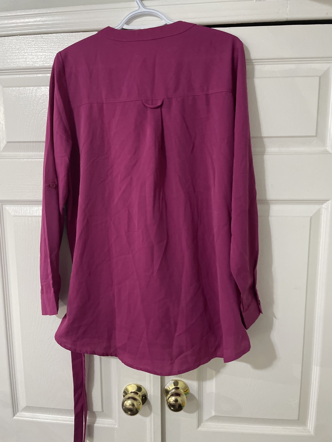 BREAKOUT Women's Magenta Blouse Size Large - photo 3