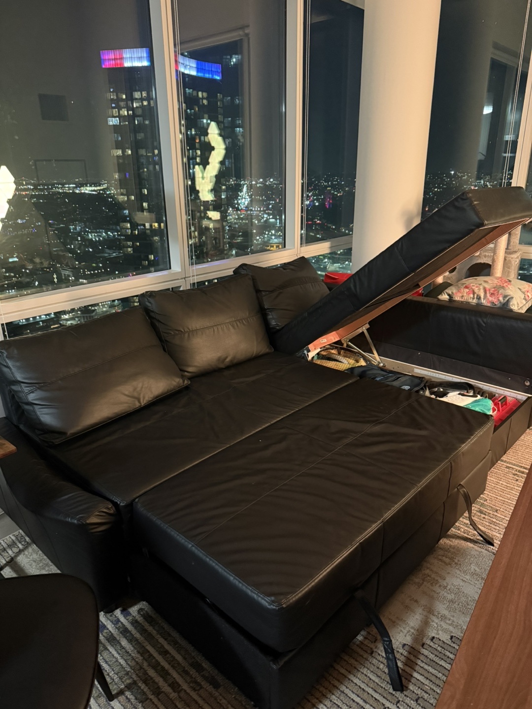 IKEA Friheten Sofa Bed Black - photo 3