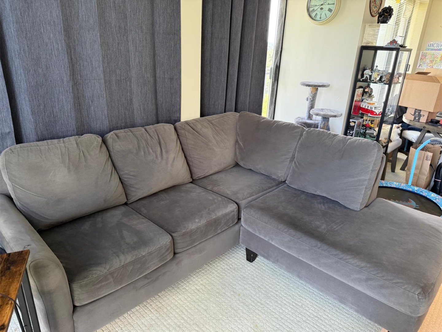 The Brick Comfy Grey Sectional Sofa - photo 3