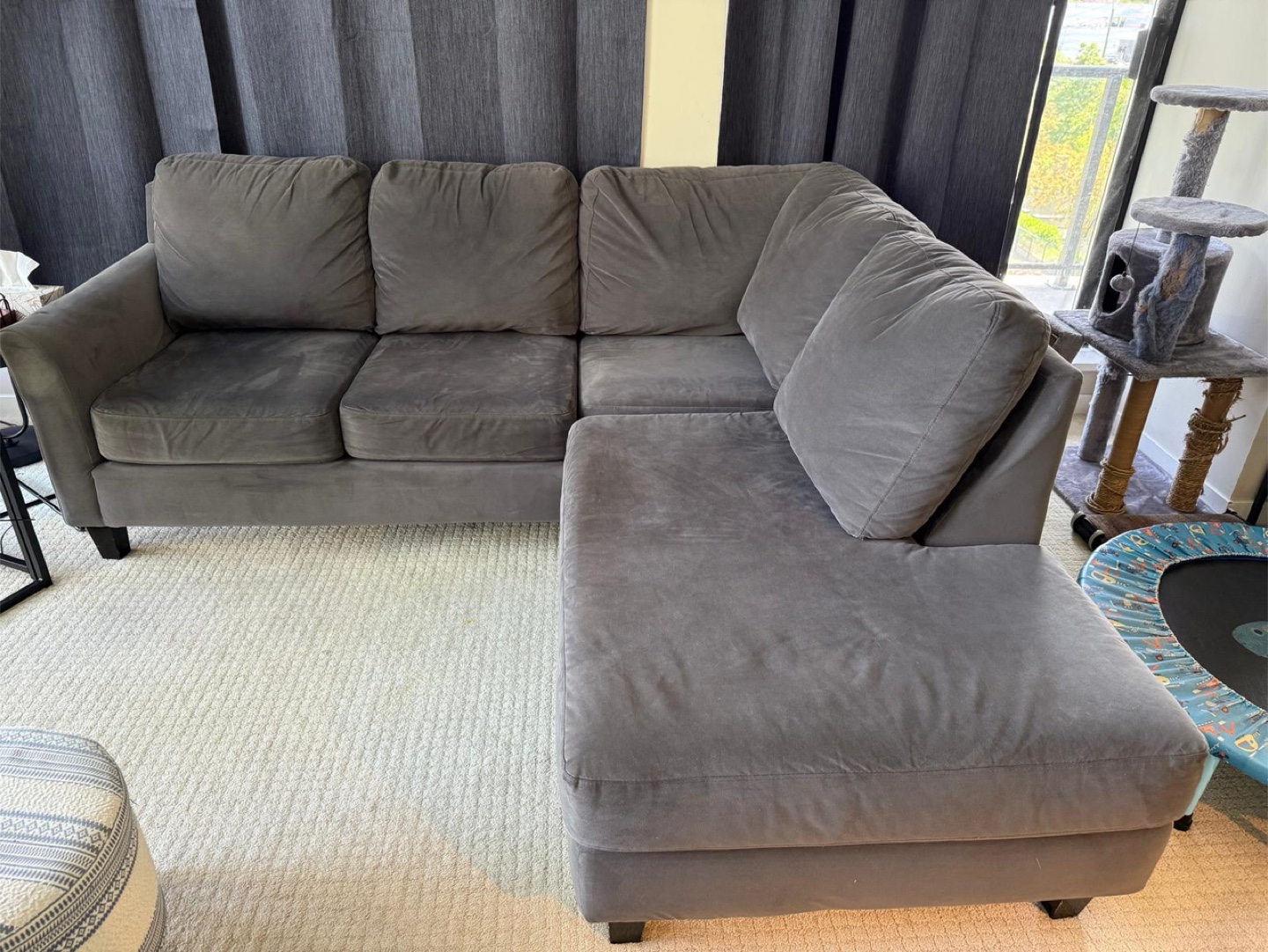 The Brick Comfy Grey Sectional Sofa - photo 2