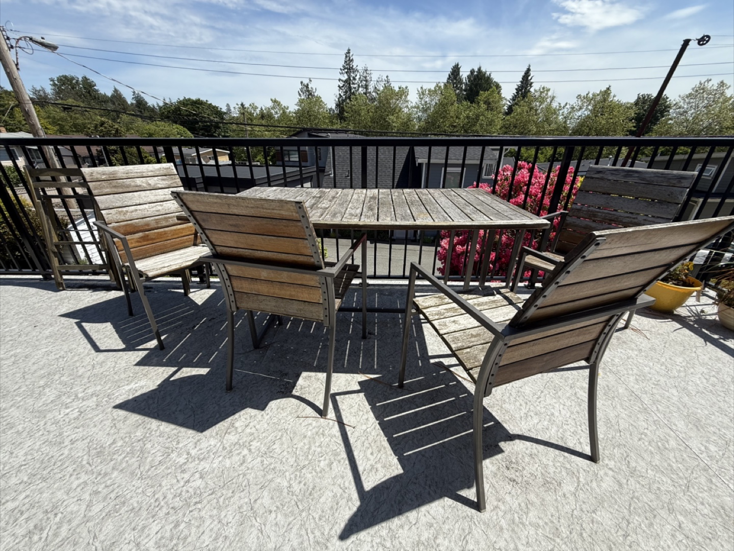 Large Sturdy Patio Set