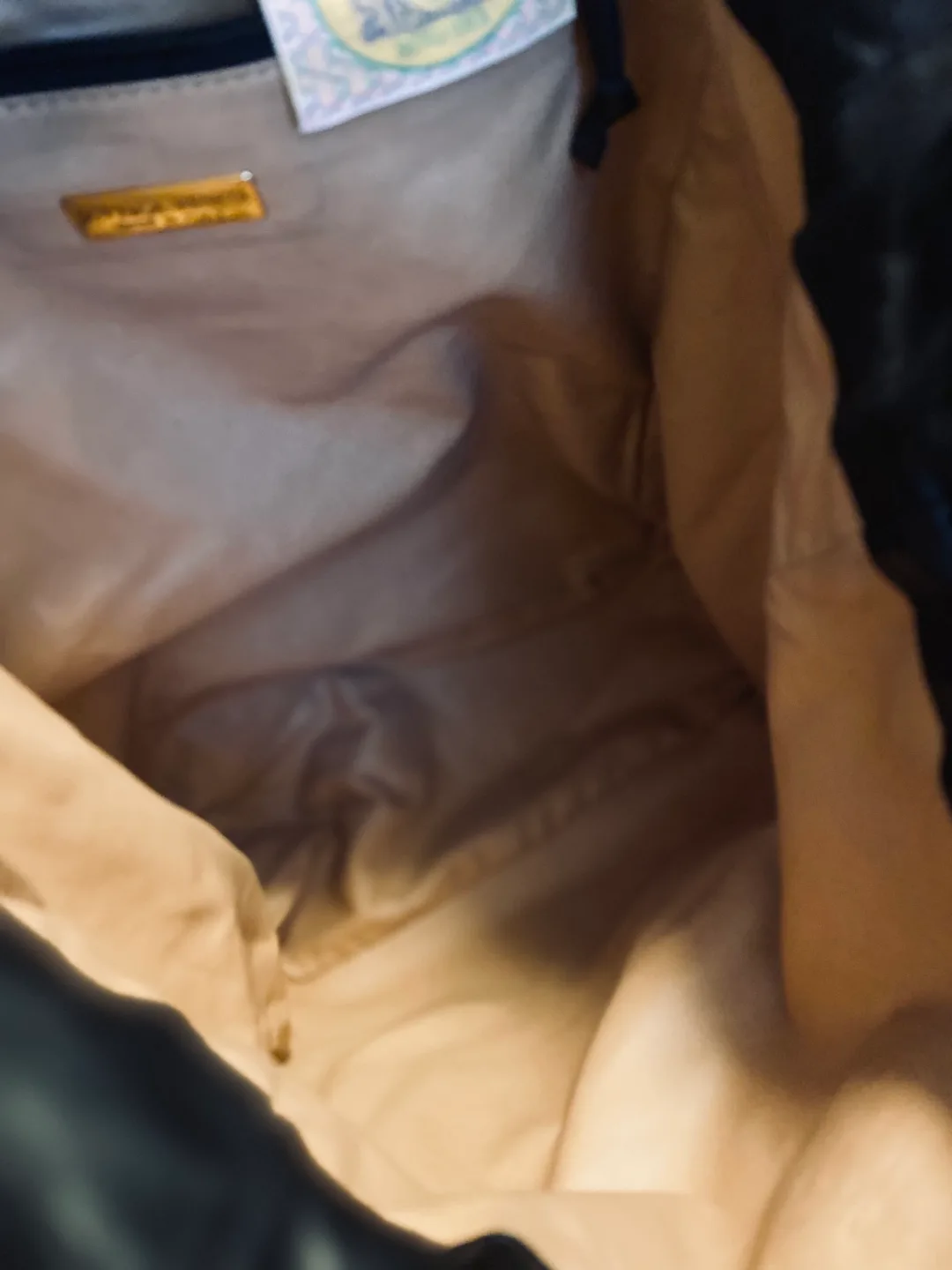 Bottega Veneta Black Suede Backpac Woven Leather Detail image indicator(8)