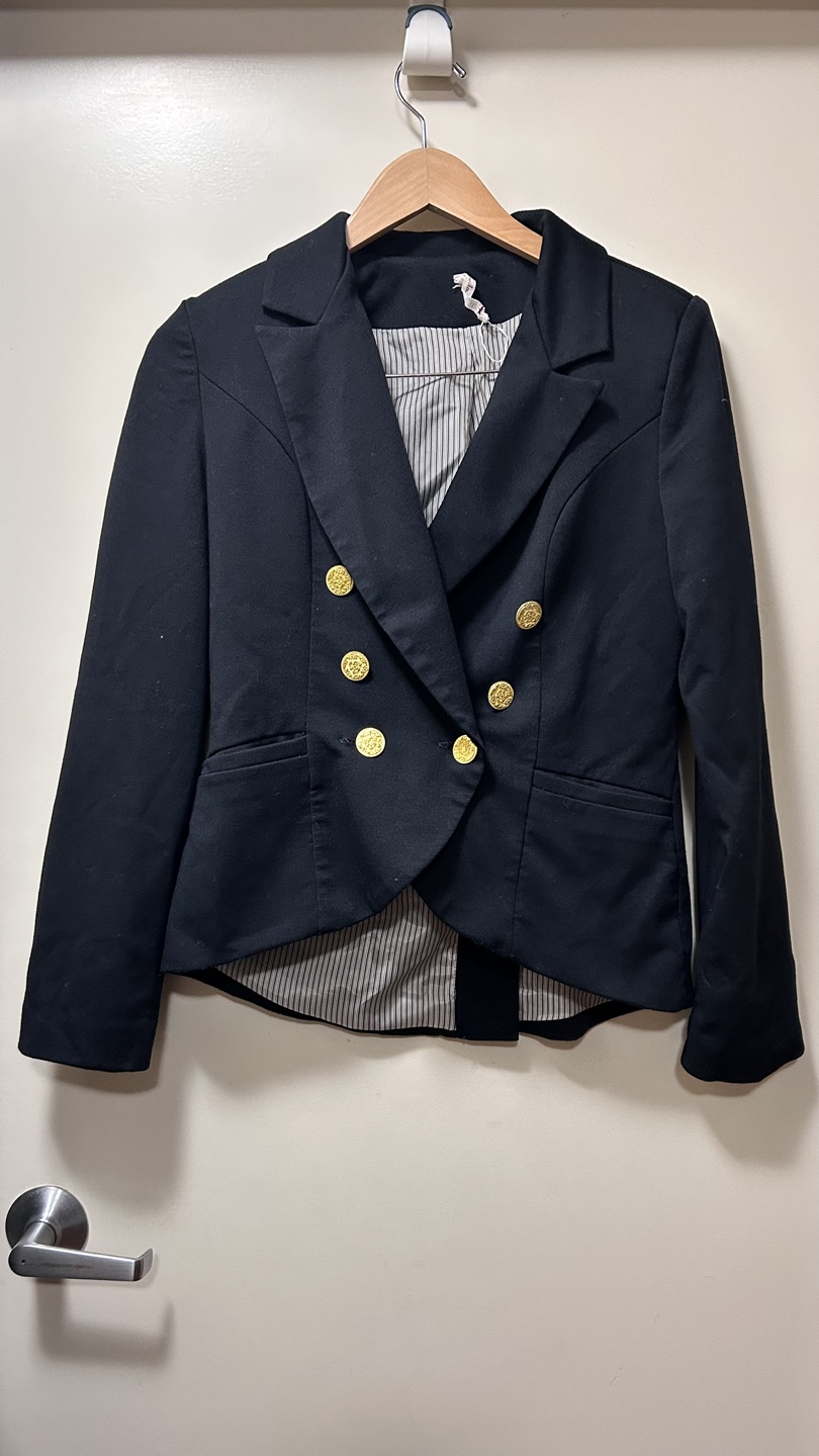 Willow & Clay Black Blazer Size S