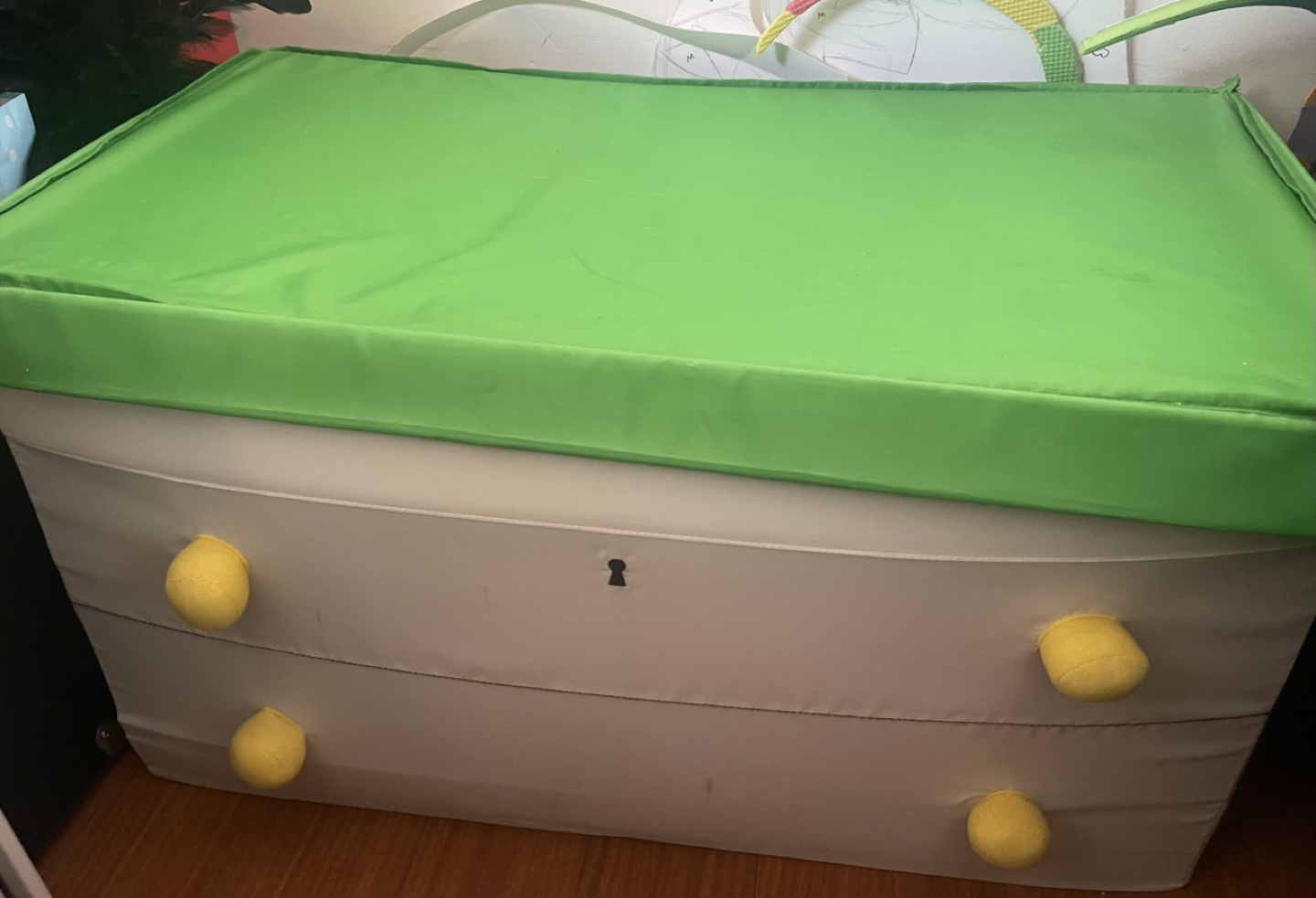 Kids' Two-Drawer Storage Chest with Lid