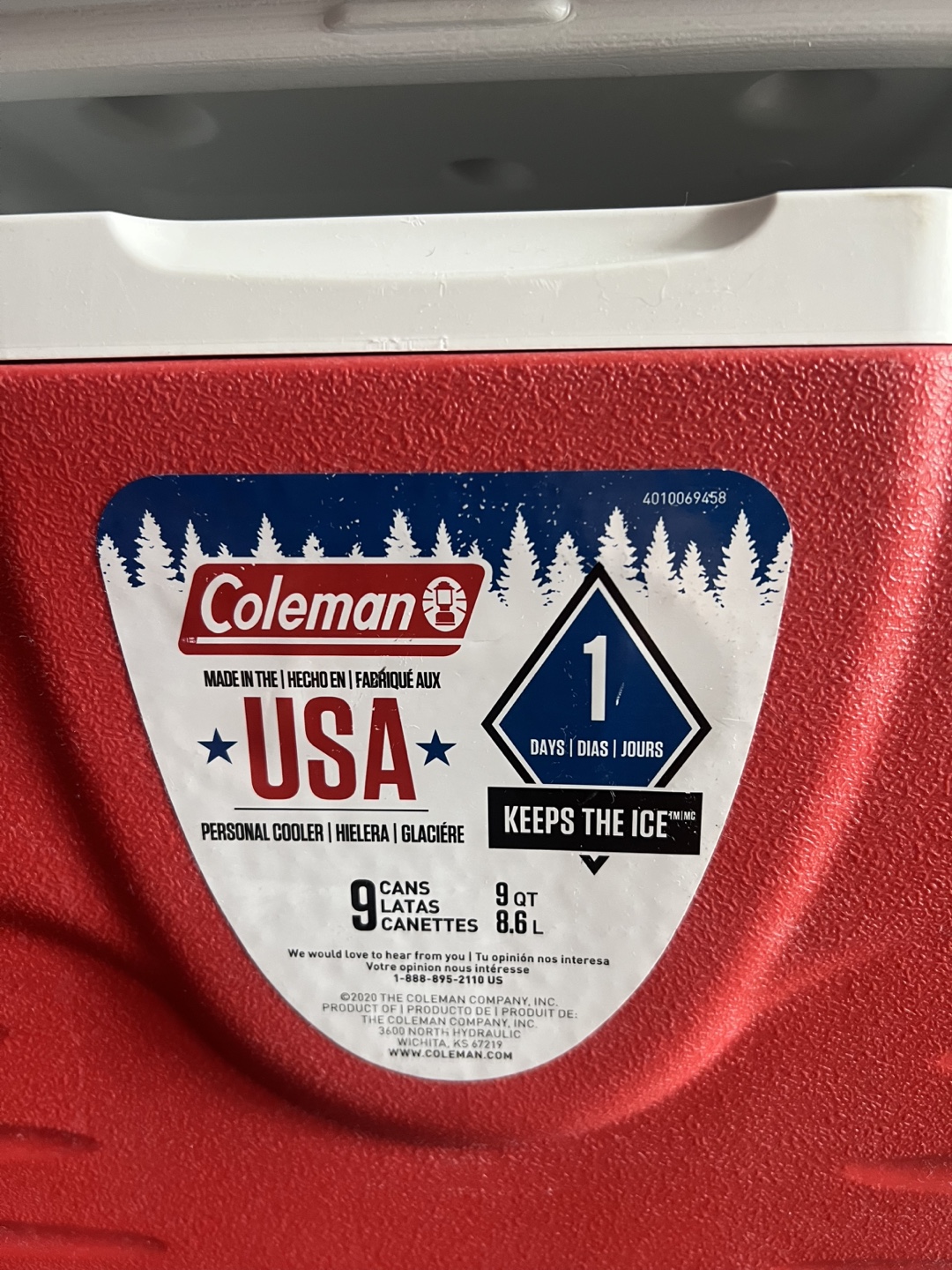 Coleman Cooler  - 9qt / 8.6 Litre - photo 4