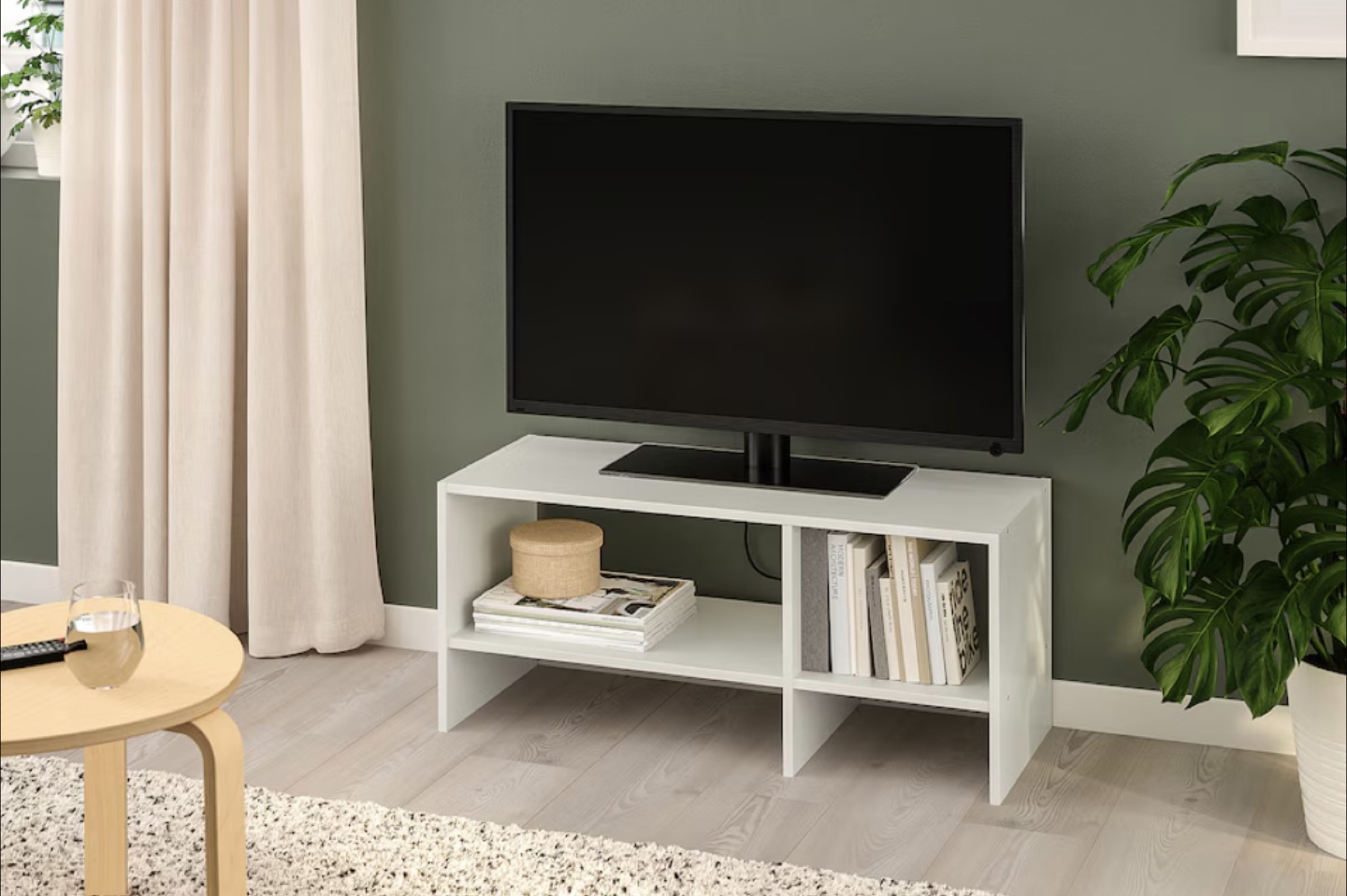 IKEA TV Bench, TV Stand, Storage Shelf