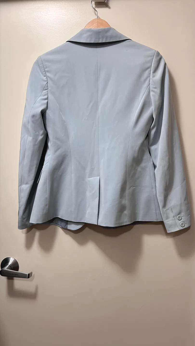 Suzy Levanto Women's Light Blue Blazer, Size 8 image indicator(7)