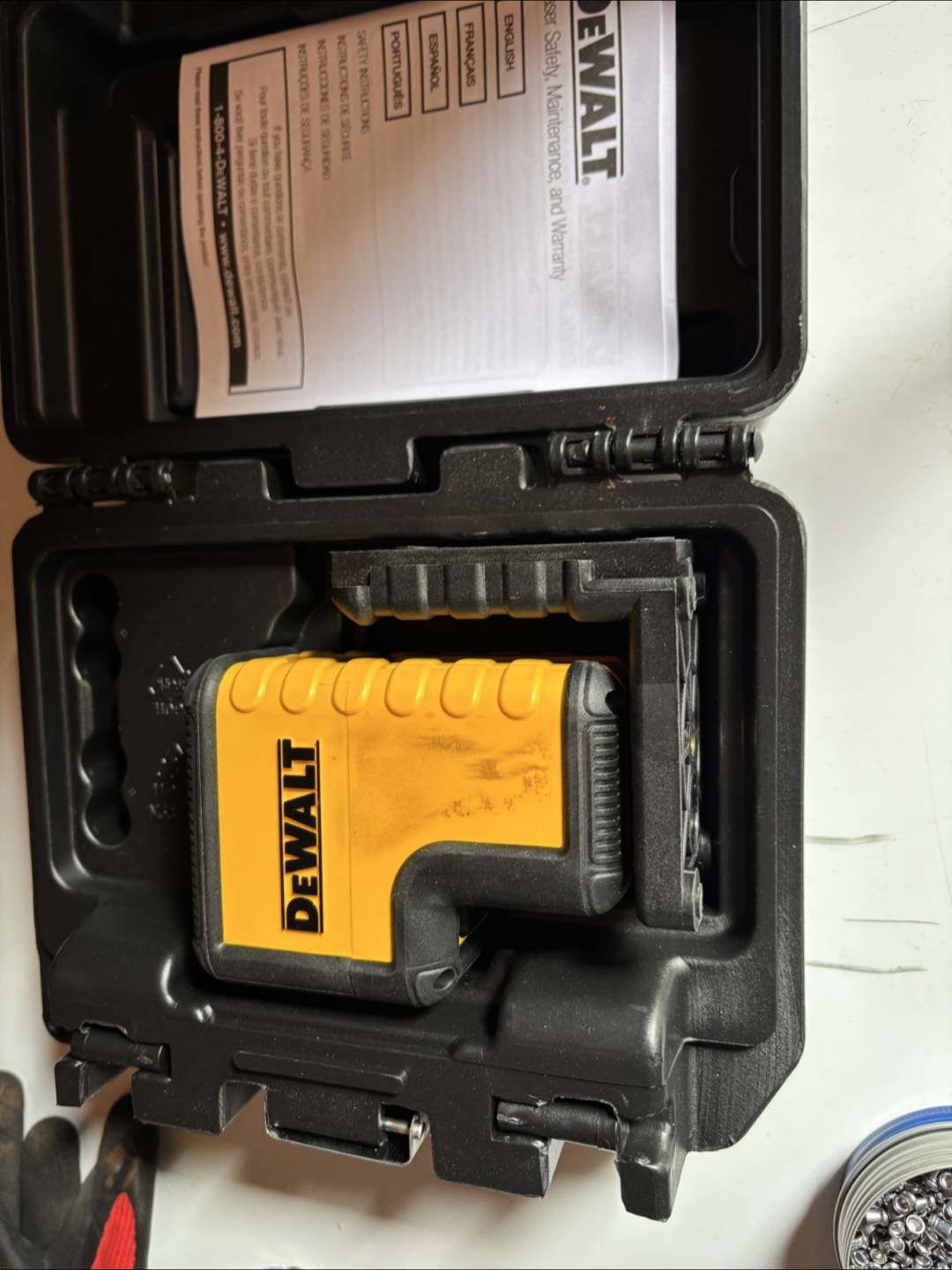 DEWALT DW08302 Red 3 Spot Laser Level