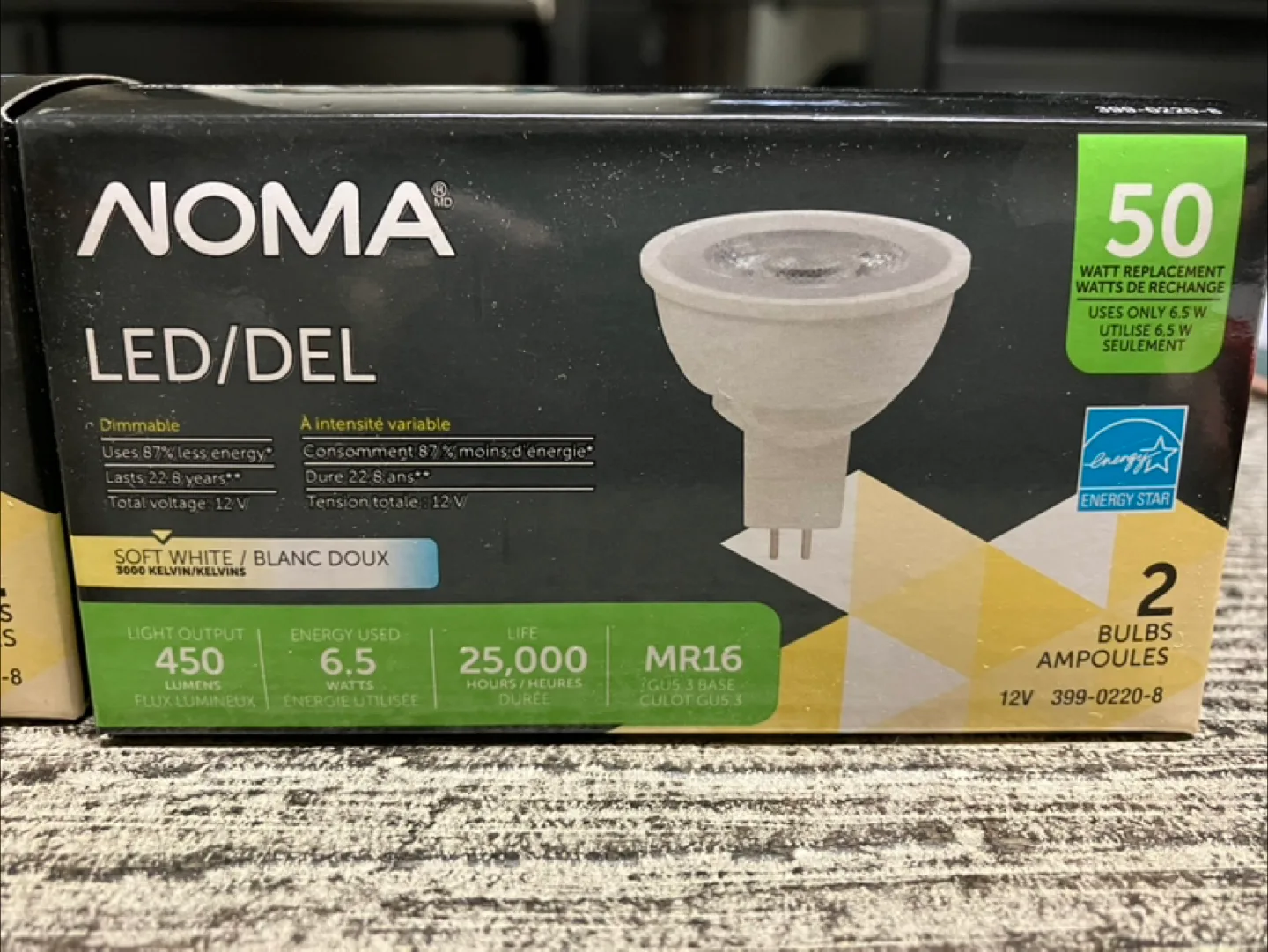 4 Packs of Noma LED MR16 Bulbs thumbnail