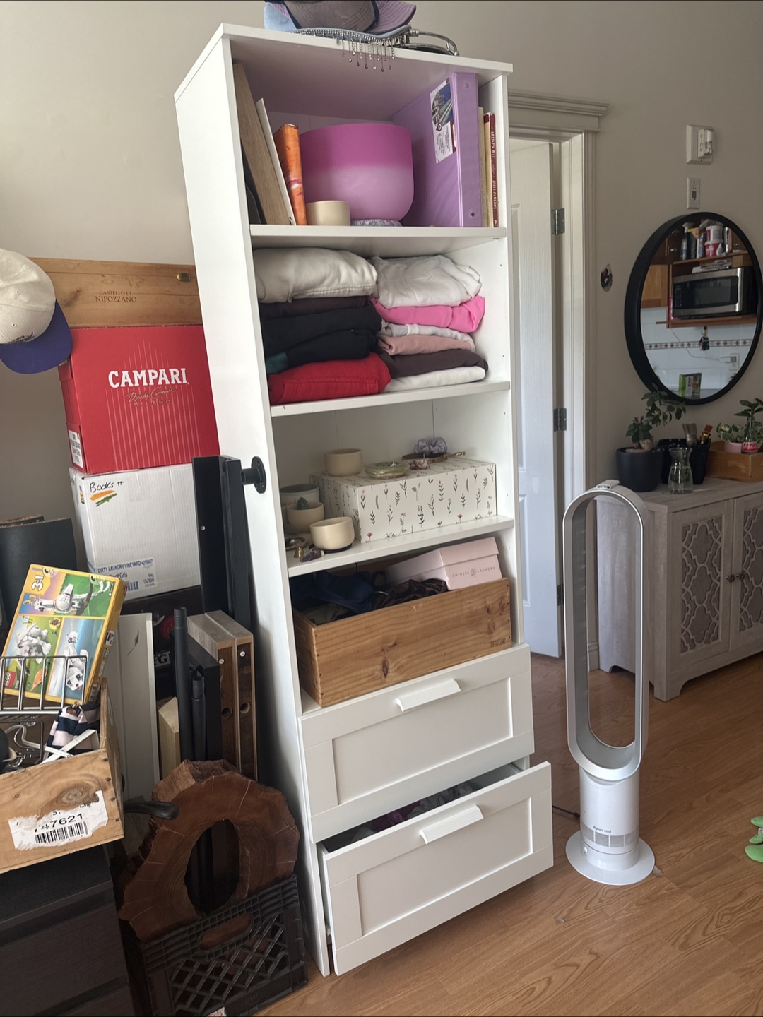 IKEA HEMNES White Bookcase with Drawers - photo 2